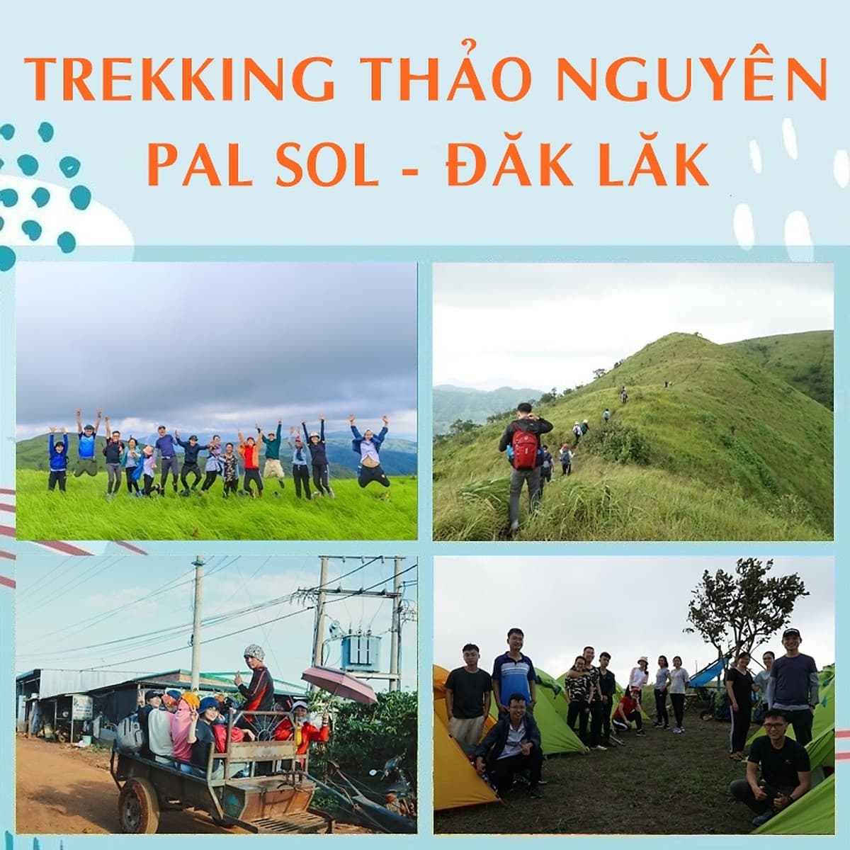 Tour 2N3Đ Sài Gòn - Trekking Thảo Nguyên Pal Sol - Tỉnh Đăk Lăk, Xe Giường Nằm, Khởi Hành Tối Thứ 6 Hàng Tuần