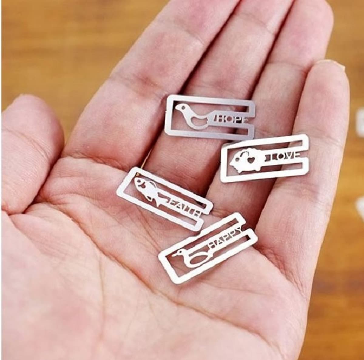 Bộ Đánh Dấu Sách BookMark Kim Loại