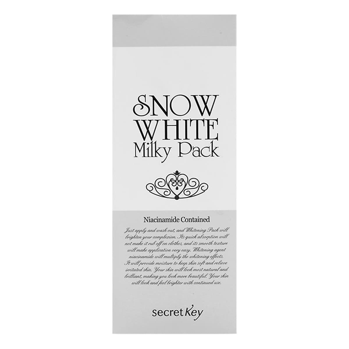Kem Dưỡng Trắng Da Mặt Và Toàn Thân Secret Key Snow White Milky Pack 200g