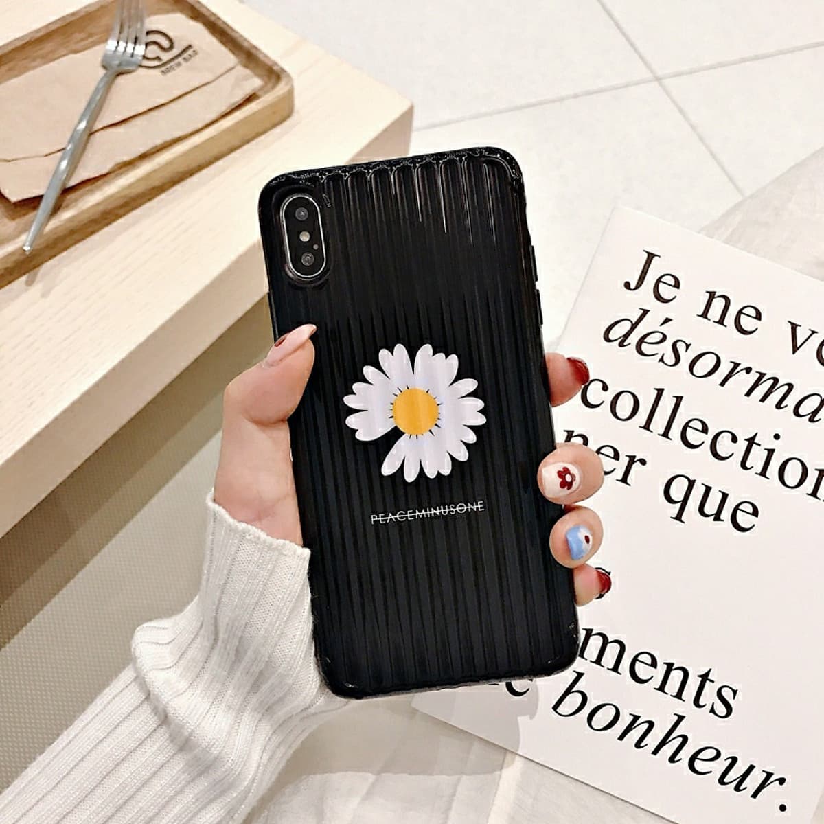Ốp lưng Vali hoa cúc họa mi Dành cho iphone 6,6s,6 plus,6s plus,6s plus,7,8,7 plus,8 plus,X,XS,XR,XS Max
