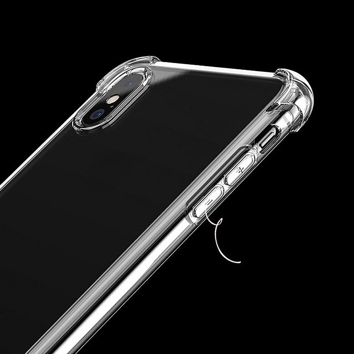 Ốp lưng chống sốc dẻo trong suốt dùng cho iphone X/ XS ( Dày 1,5mm) - Hàng chính hãng
