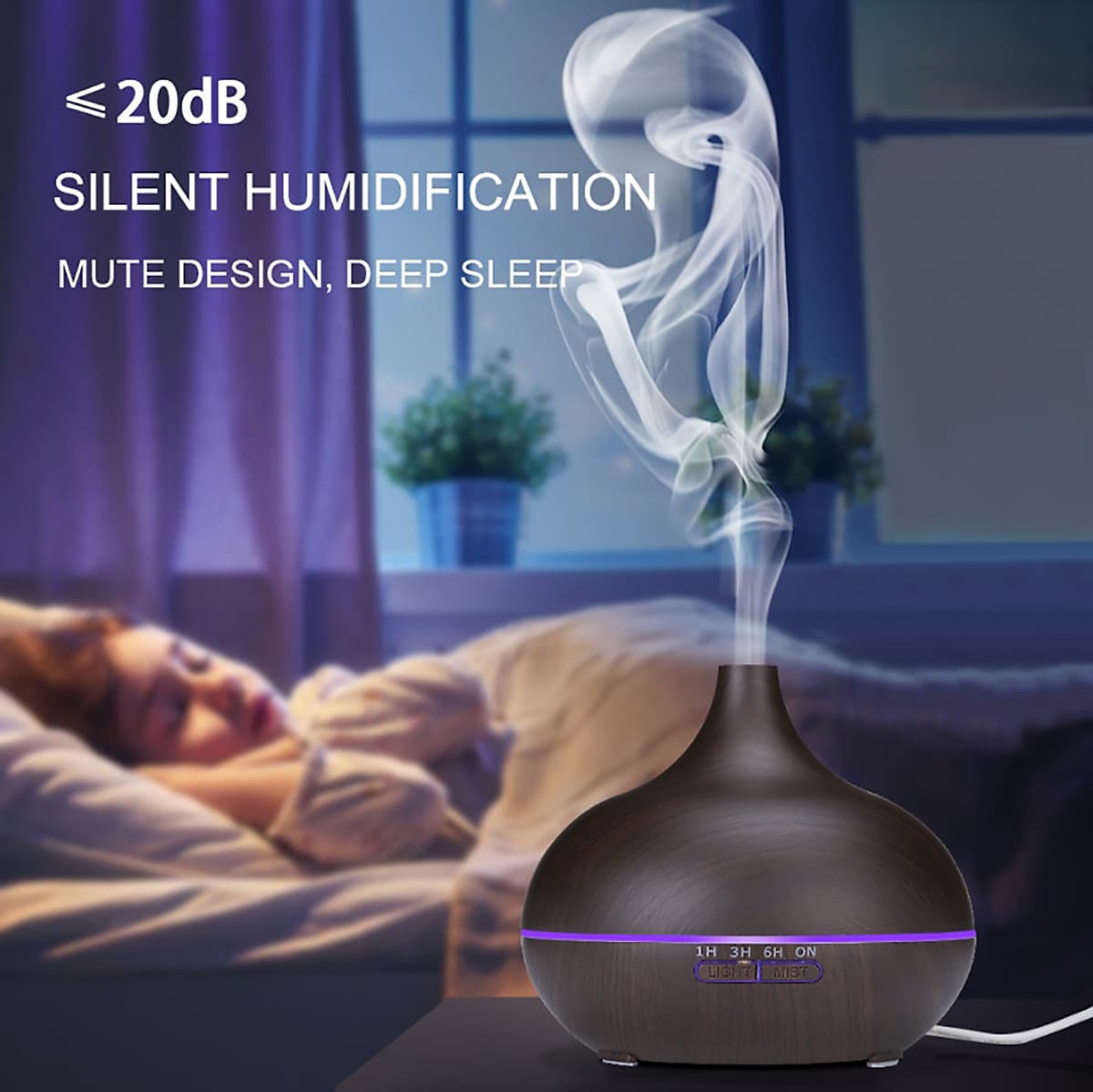 Máy khuếch tán/ máy xông tinh dầu Lorganic Giọt Nước FX2056/ Thích hợp xông phòng 15-40m2.