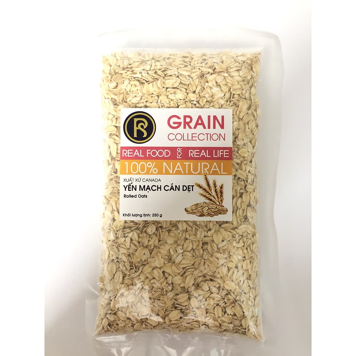  Túi Yến Mạch Cán Dẹt REAL FOOD STORE (Nhiều lựa chọn)