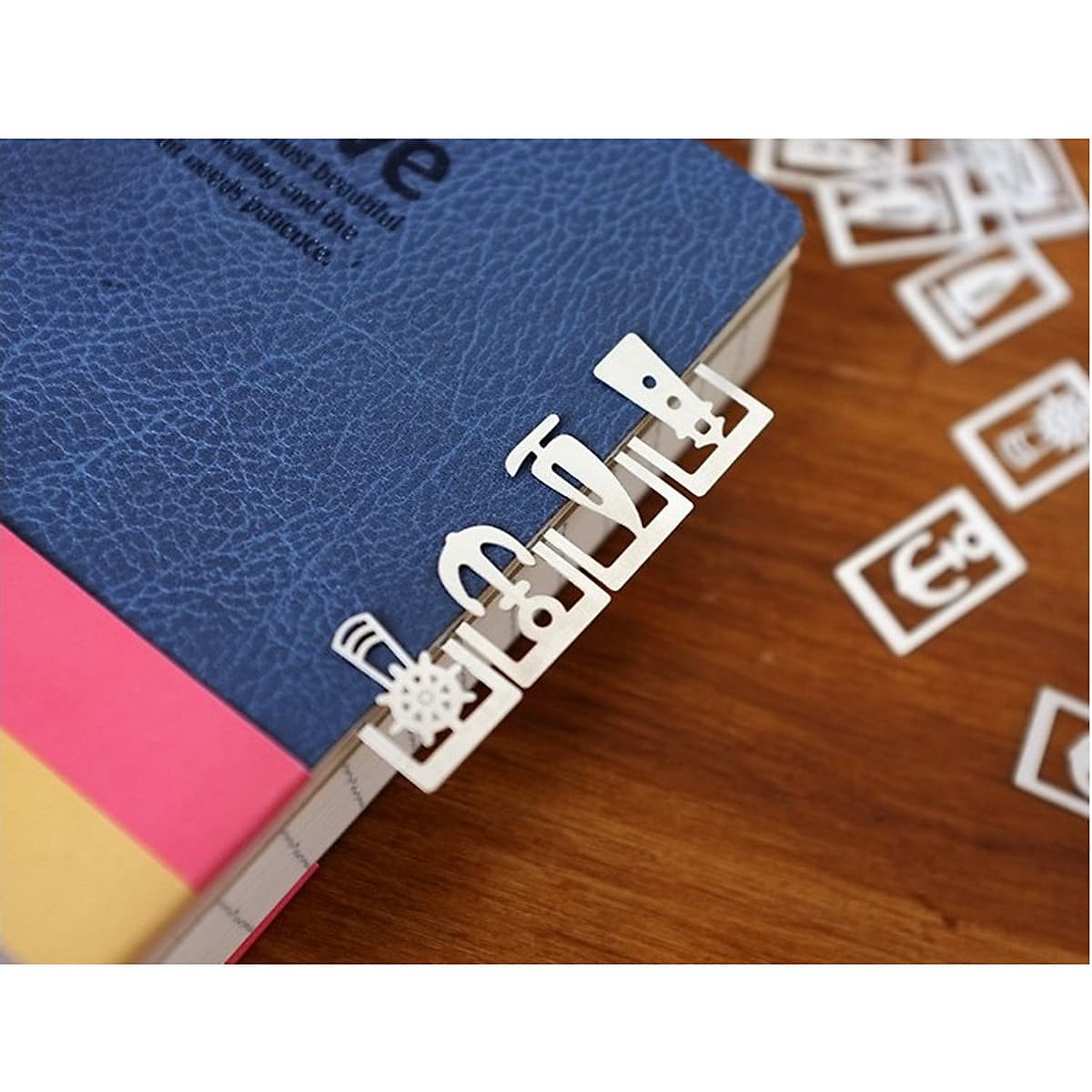 Bộ Đánh Dấu Sách BookMark Kim Loại