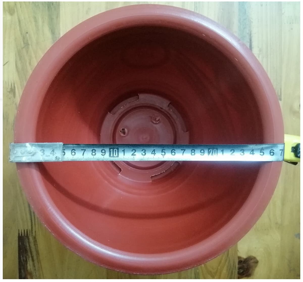 5 Châu Nhựa Trồng Cây Bình Thuận Plastics Hình Tròn PLT280 Màu Đỏ Kích Thước 280x150