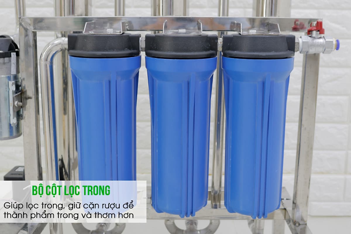 Máy lọc và khử độc tố methanol NEWSUN 50L/h lọc nhanh, thơm, ngon - Hàng chính hãng