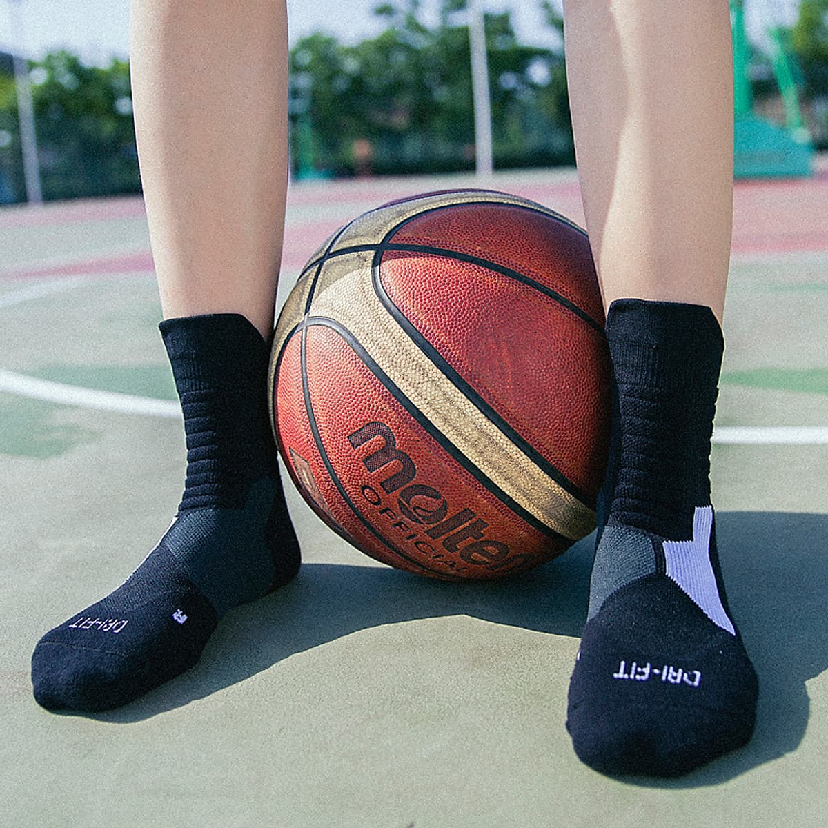 Vớ chơi bóng rổ có đệm lót, khử mùi Sportslink ZX2000
