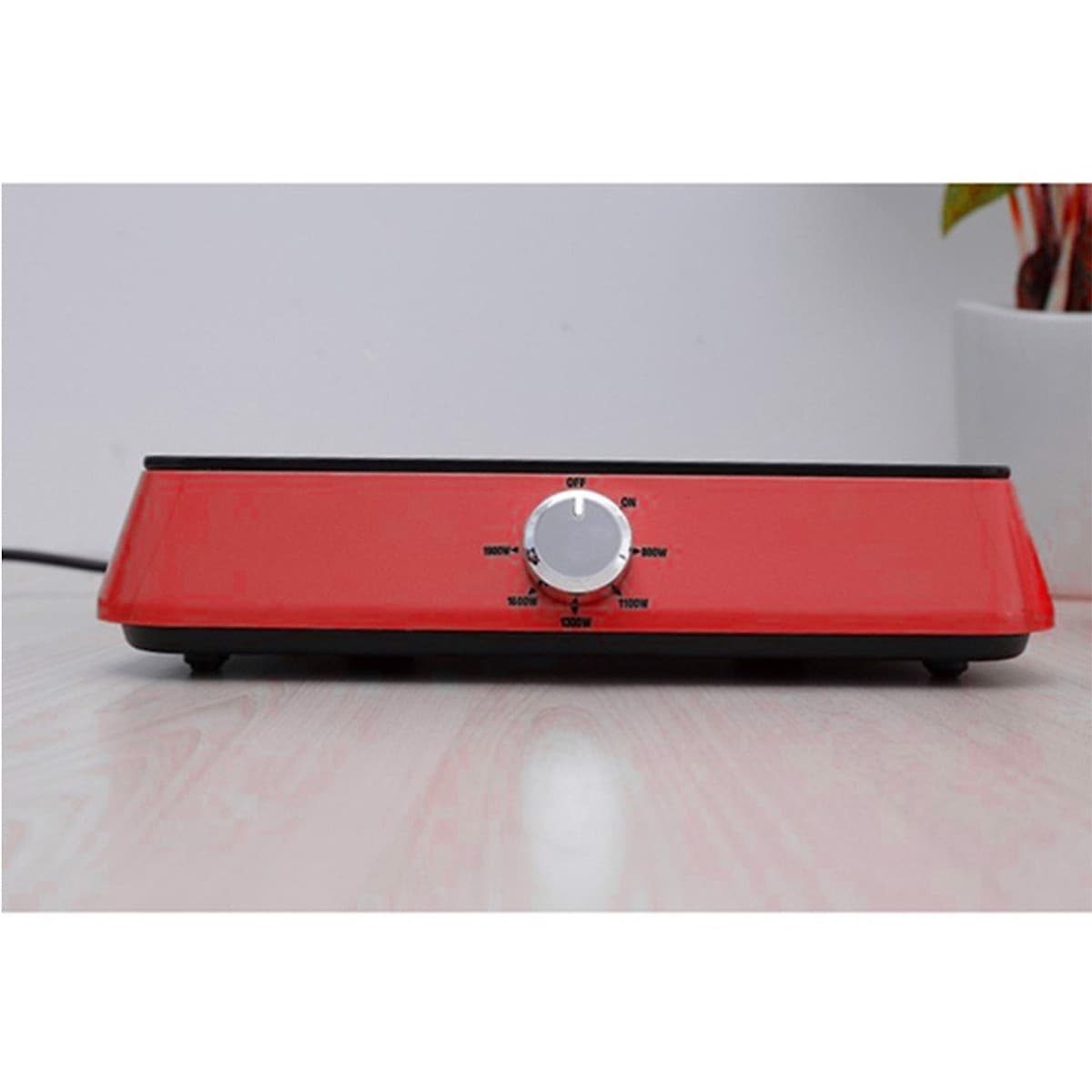 Bếp điện từ Midea MI-K1917EF (1900W) - Đỏ - Hàng Chính Hãng - Chỉ giao khu vực HCM