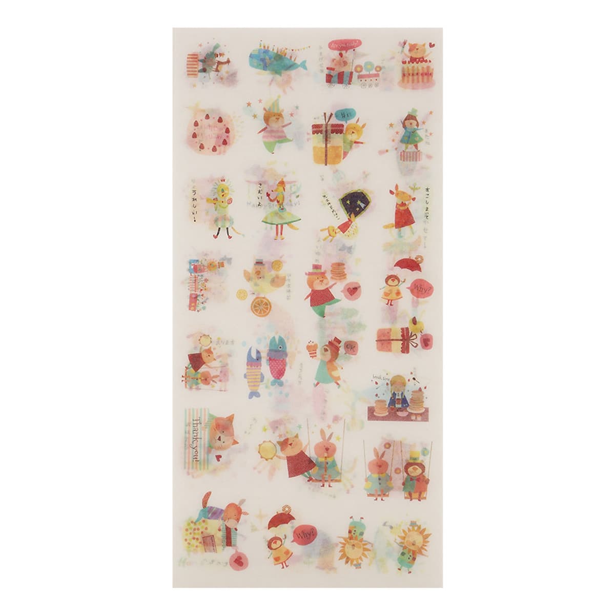 Bộ 6 Tấm Sticker Dán Trang Trí