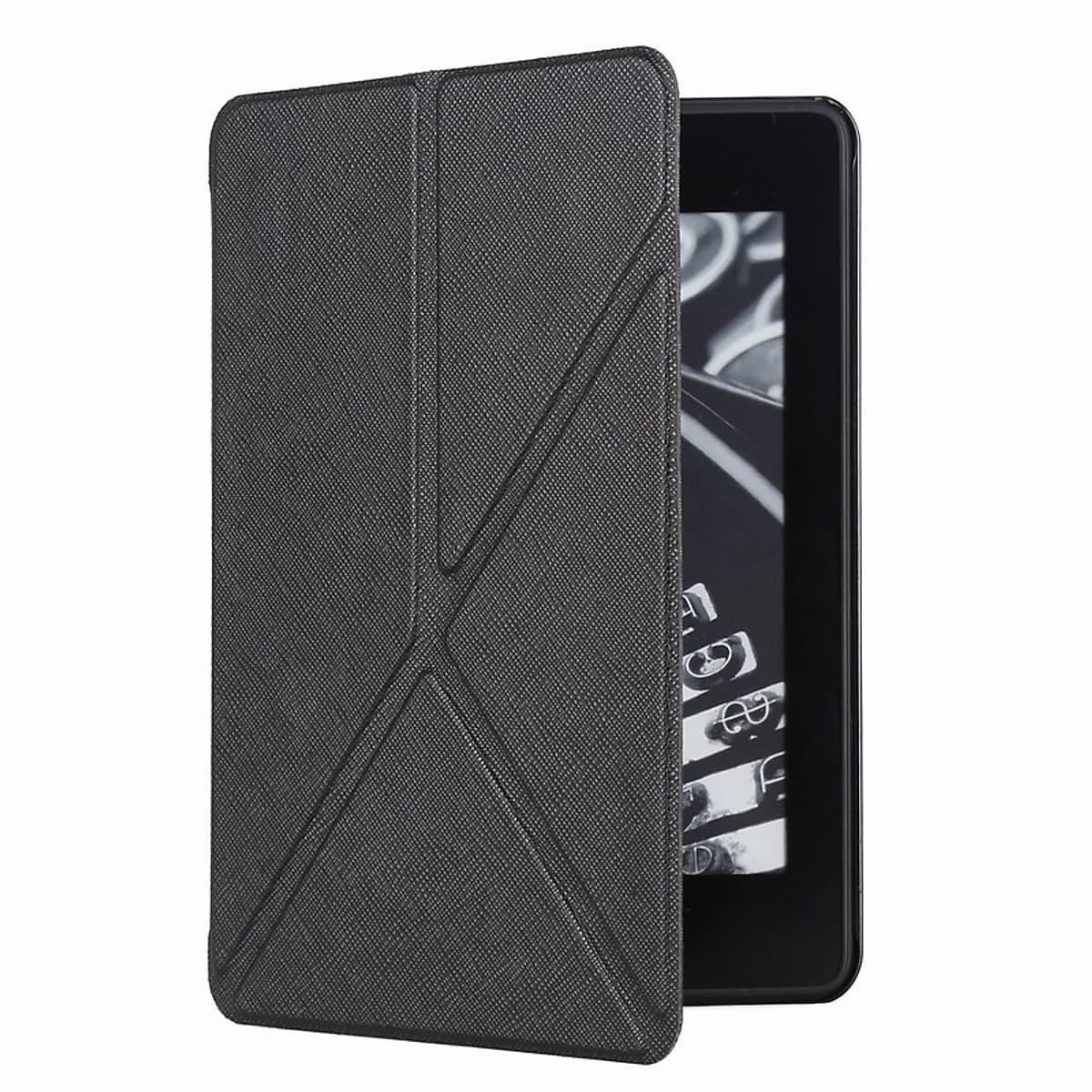 Bao Da Cover Cho Máy Đọc Sách Kindle Paperwhite Gen 4 10th Gấp Chéo
