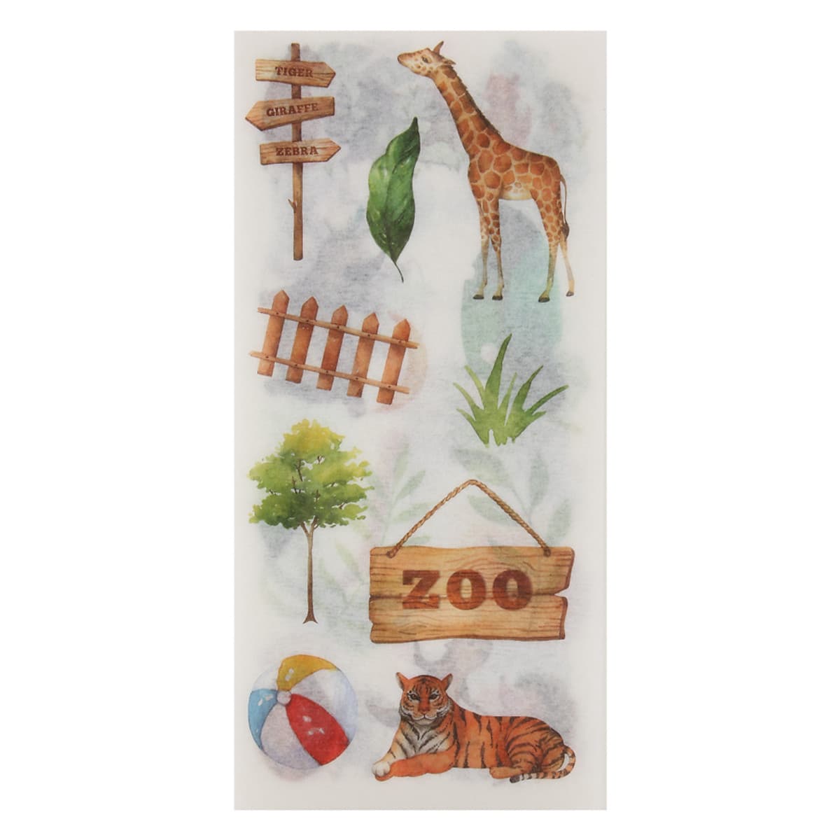 Bộ 6 Tấm Sticker Dán Trang Trí