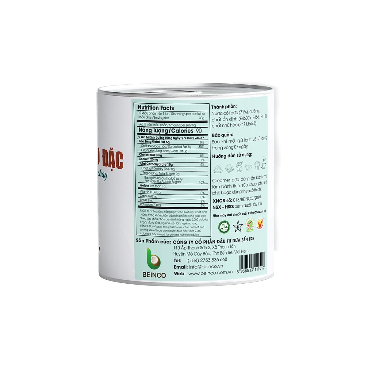 Creamer Dừa Béo Đặc Delta Coco 300gr, Sánh Đặc và Thơm Béo Vị Dừa, Cô Đặc Từ 100% Nước Cốt Dừa Bến Tre, Dùng Ăn Kèm Bánh Mì, Pha Cà Phê, Làm Bánh, Kem Dừa, Sữa Chua Dừa