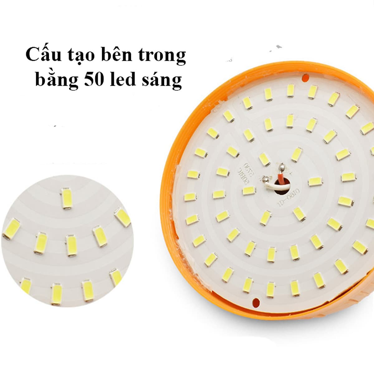 Bóng đèn Led sạc tích điện 100w  có móc treo không cần dây điện - Đèn sạc không dây 