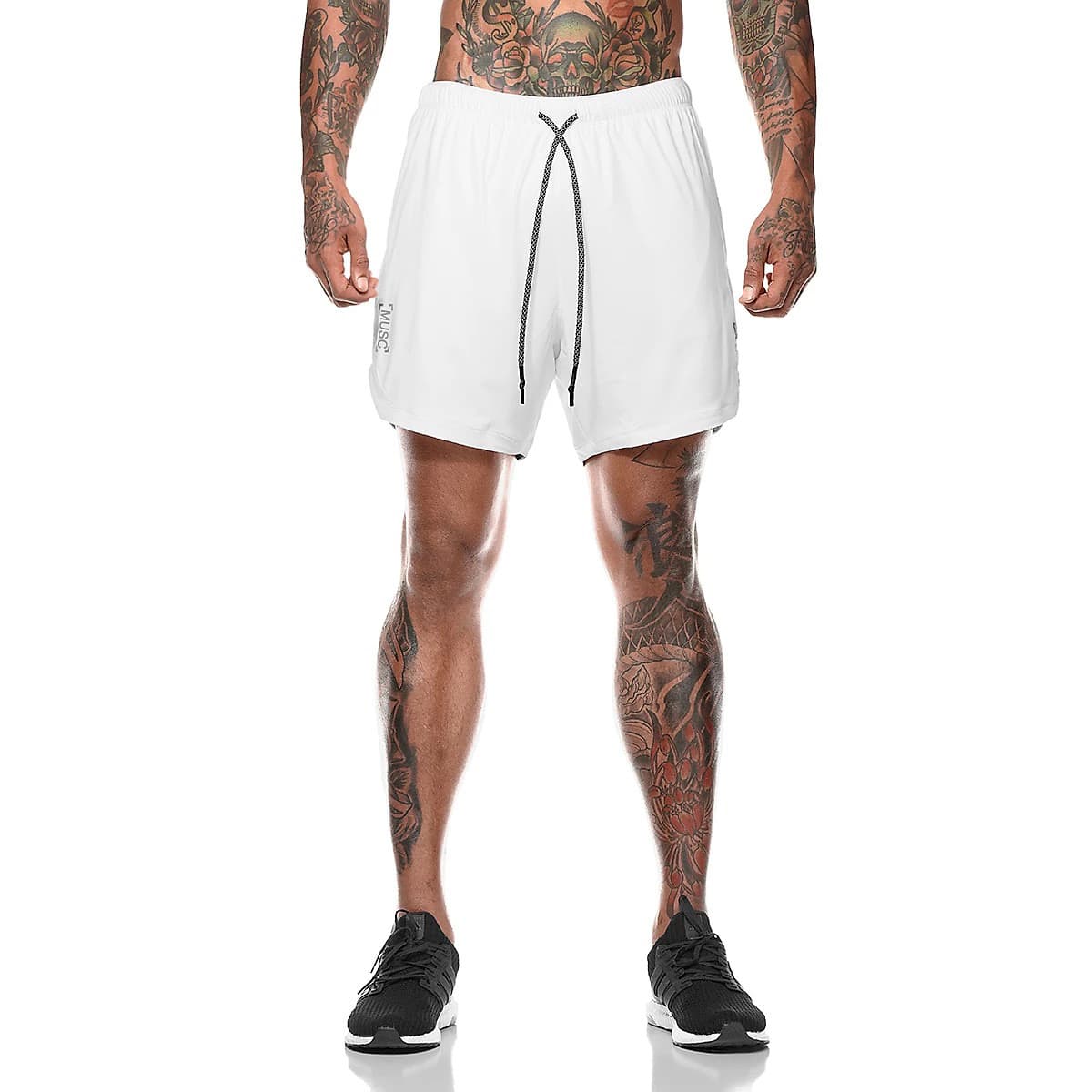 Quần Đùi Gym Nam 2 Lớp - Lót Quần Legging, Quần Short Thể Thao, Quần Legging Nam Liền Quần Đùi Tập Gym Nam SZone SQ516