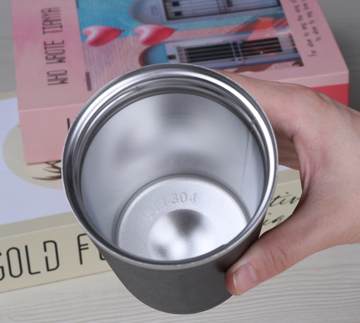 Cốc Cafe Giữ Nhiệt 8-10h Inox 304 Tiện Lợi - Hàng Nhập Khẩu 