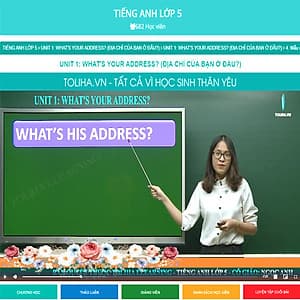 Khóa học TIẾNG ANH LỚP 5 cô Ngọc Anh - 03 tháng