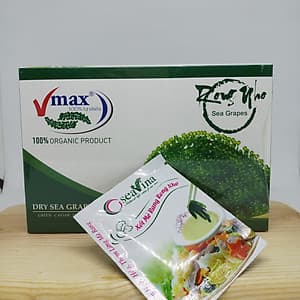 Rong nho khô cao cấp VMAX - Hộp 220g (10 gói) 