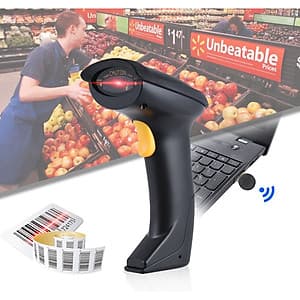 Máy Scan Quét Mã Vạch Không Dây Cao Cấp 2.4G Tốc Độ Quét Siêu Nhanh LM-800 Cao Cấp AZONE