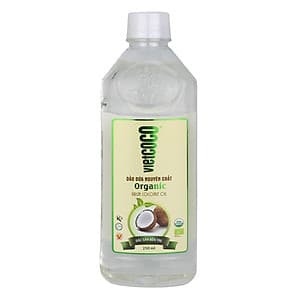 Dầu dừa nguyên chất Organic Vietcoco chai pet 250ml