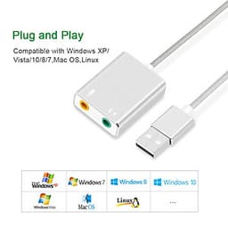 Usb Sound Card 7.1CH Âm Thanh 3D AZONE
