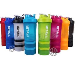 Bình Lắc Shaker, Bình Nước Gym, Bình Thể Thao Cho Gymer 4 in 1 (500ml) - Hàng Chính Hãng Amalife