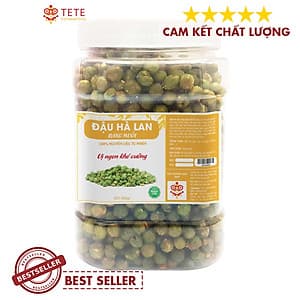 500gram Đậu Hà Lan Rang Muối Vị Nhẹ TeTe Food