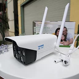 Camera wifi ngoài trời YOOSEE ZQ25M 2.0MP Full HD, quan sát cố định, 2 led hồng ngoại, đàm thoại 2 chiều, hỗ trợ thẻ nhớ lên đến 128G, 2 anten, cảnh báo chống trộm- Hàng nhập khẩu 