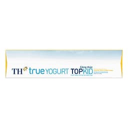 Thùng Sữa Chua Uống Tiệt Trùng Topkid Dâu - Chuối - Lúa Mạch TH True Milk (110ml x 48 Hộp)