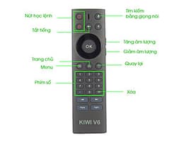 Chuột Bay KIWI V6 (có mic, hỗ trợ tim kiếm bằng giọng nói)