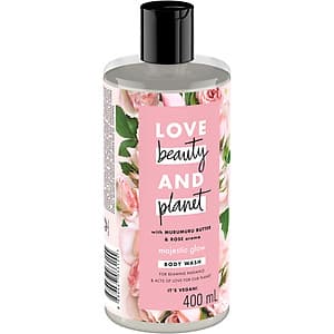 Combo Sữa Tắm + Sữa Dưỡng Thể Love Beauty And Planet Làm Sáng Da (400ml/Chai)