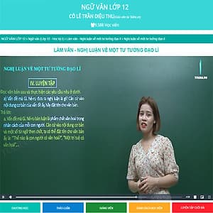 Khóa học NGỮ VĂN LỚP 12 cô Diệu Thu - 06 tháng