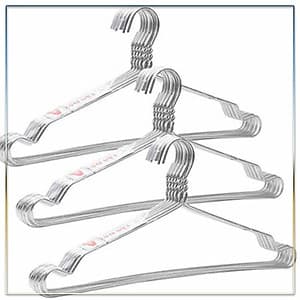 Móc treo quần áo cho bé chất liệu Nhôm cao cấp - móc phơi đồ cho trẻ em- Bộ 10 móc 