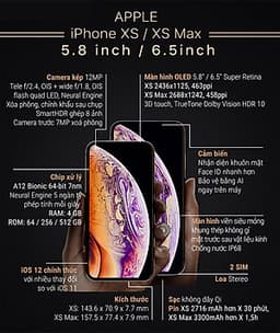 Điện Thoại iPhone XS Max 256GB - Hàng Nhập Khẩu