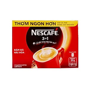 Cà Phê Nescafe 3In1 Đậm Đà Hài Hòa 255G (17G x 15 Gói)