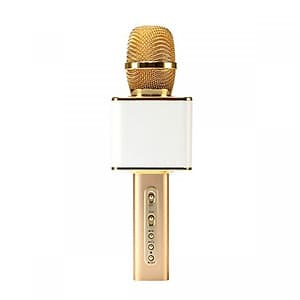 Mic Karaoke kiêm loa Bluetooth SD-08 - Có khe cắm thẻ nhớ và USB (Màu ngẫu nhiên)