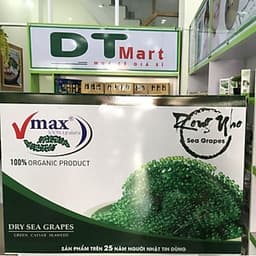 Rong nho khô cao cấp VMAX - Hộp 220g (10 gói) 