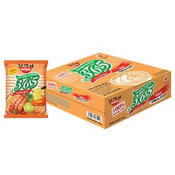 Thùng 30 Gói Mì Không Chiên Nissin 365 - Hương Vị Tôm Chua Cay (68g / Gói)