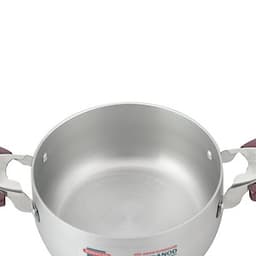 Bộ 3 Nồi Anod Vung Kính Sunhouse SH6633-20 Trắng Bạc (16cm, 20cm, 24cm)