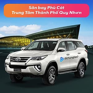 Voucher Xe 7 chỗ đón Sân bay Phù Cát - Trung Tâm Thành Phố Quy Nhơn