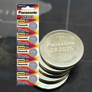 Pin nút Panasonic Lithium 3V CR-2025 x01 vỉ (Hàng chính hãng)
