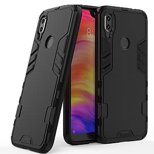 Ốp lưng cho Xiaomi Redmi Note 7 - iRON - MAN - Nhựa PC cứng viền dẻo chống sốc VER 2
