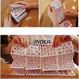 Hộp Thiếc  20 tấm Sticker Momoi  ( trang trí sổ kế hoạch, nhật ký)