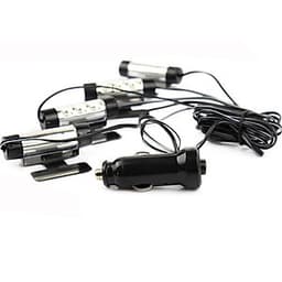 Bộ 4 Đèn Led Gầm Ghế Trang Trí Nội Thất Ô Tô Màu Xanh Dương
