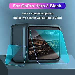 Bộ 2 miếng dán kính cường lực bảo vệ màn hình gopro hero 8