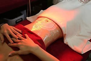 Massage Body Thái + Nhật + Tinh dầu + Đá nóng + Quấn tảo thon gọn bắp tay (100 phút).