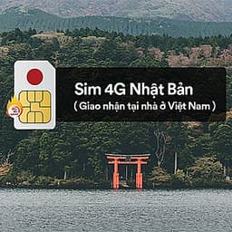A&H -  Sim Du Lịch Quốc Tế Đi Nhật Bản không giới hạn tốc độ 4G Liên Tục - Đăng ký theo ngày sử dụng của khách hàng