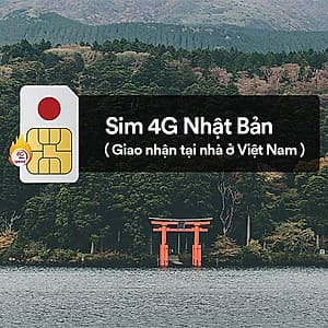 A&H -  Sim Du Lịch Quốc Tế Đi Nhật Bản không giới hạn tốc độ 4G Liên Tục - Đăng ký theo ngày sử dụng của khách hàng