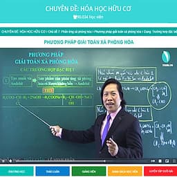 Khóa học CHUYÊN ĐỀ: HÓA HỌC HỮU CƠ - thầy Lê Minh Phấn - 06 tháng