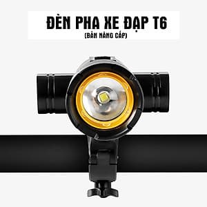 Đèn Pha Gắn Phía Trước Xe Đạp Siêu Sáng Sạc Điện USB Chống Nước (Bản Nâng Cấp Kèm Chân Đế Trượt) Mai Lee