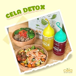 Voucher áp dụng trên chuỗi nhà hàng Celadetox với liệu trình 21 ngày giảm cân an toàn, không gây mệt mỏi dùng phương pháp eatclean do HLV dinh dưỡng thiết kế